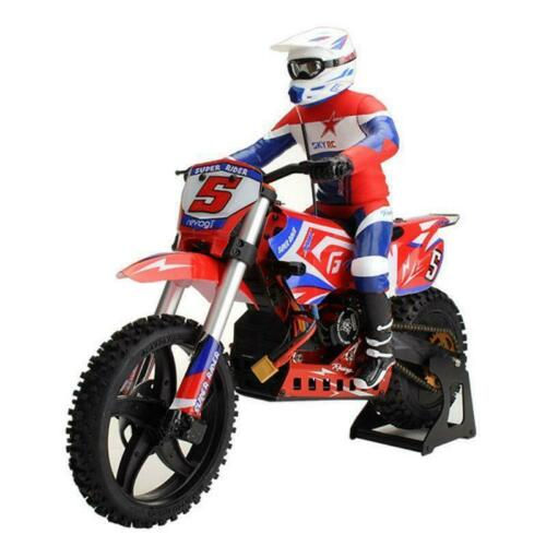 Thumbnail: Skyrc super rider sr5 1/4 skala rot rtr rc motorrad fernbedienung bereit, motor