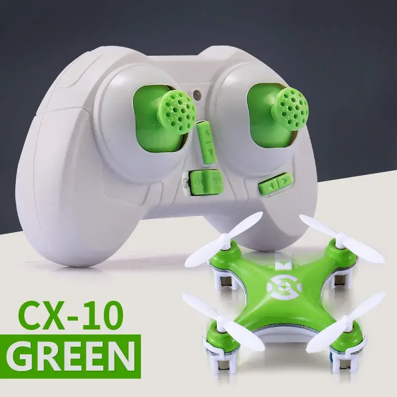 Thumbnail: Cx10 mini drone 2,4g fern gesteuertes flugzeug viera chsiges luftfahrzeug kinde