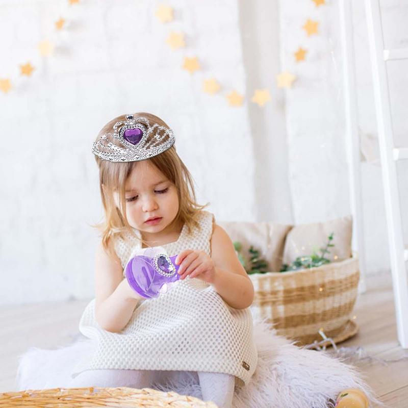 Thumbnail: Princess Dress Up Shoes Jewelry Necklace Earrings Crown Pretend Game Toy Fashio