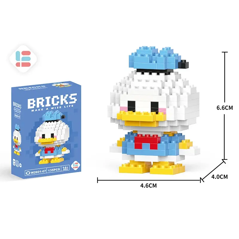 Thumbnail: Disney Stitch Building Blocks Anime Kawaii Cartoon mini Action Children's Figur