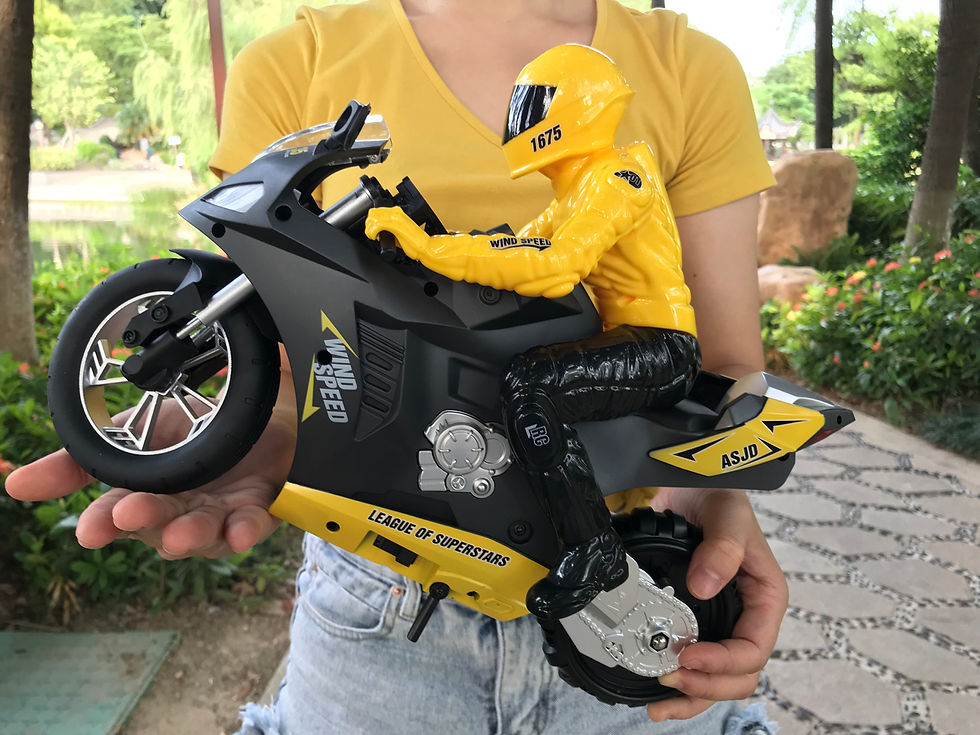 Thumbnail: 2,4G Fernbedienung Motorrad Radio Elektronische Dift Racing Autos Maßstab 1:20 
