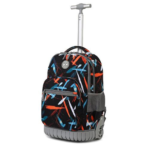 Thumbnail: 18 Zoll Schule Roll rucksack Kinder Schule Trolley Taschen Roll rucksack für Te