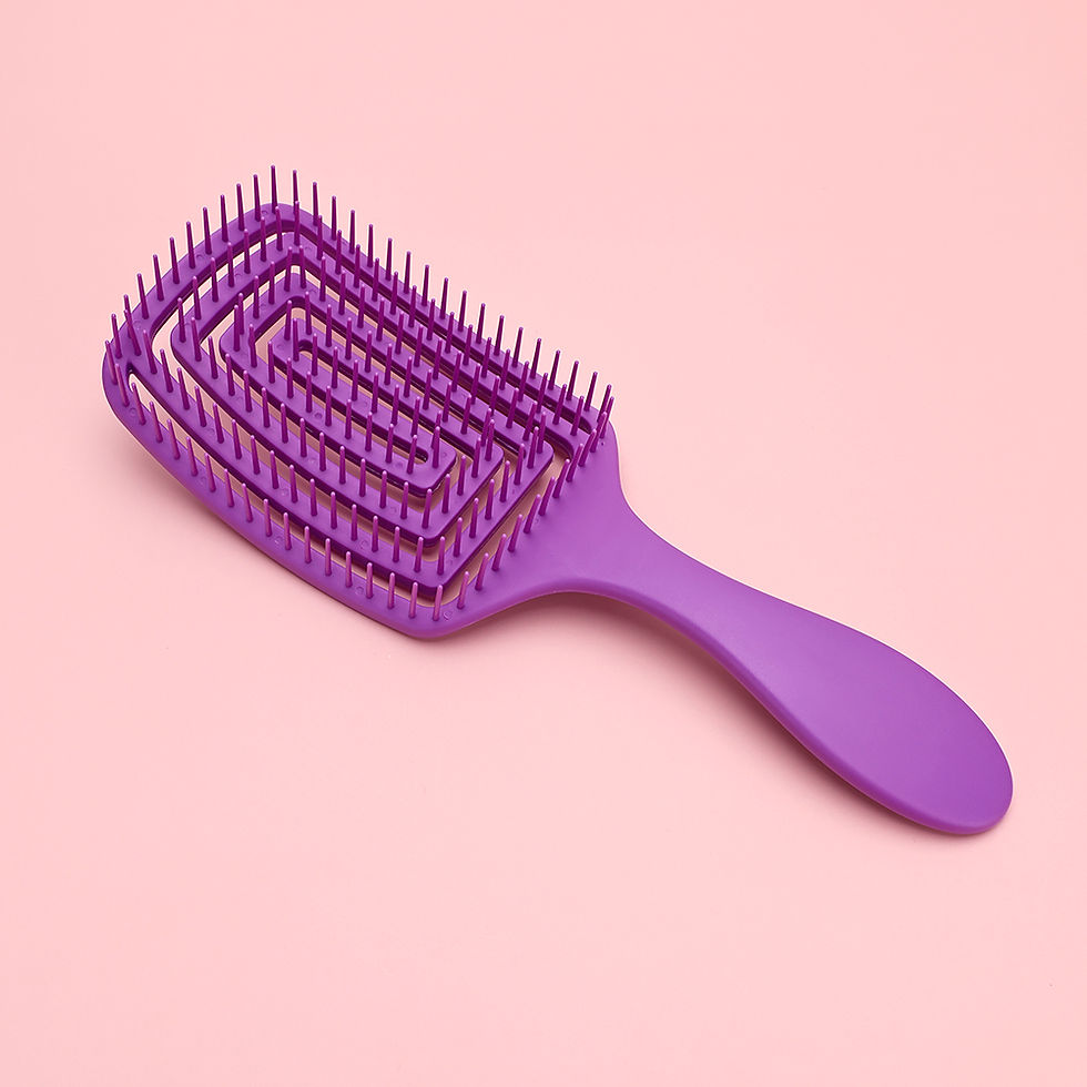 Miniaturbild: 4 Farben Massage Haarkamm Salon nasse Haar bürste Frauen Friseur Styling Haar w