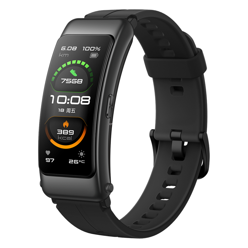 Miniaturbild: 95% neue Globale Version Huawei TalkBand B6 Breite Bluetooth Smart Armband Spor