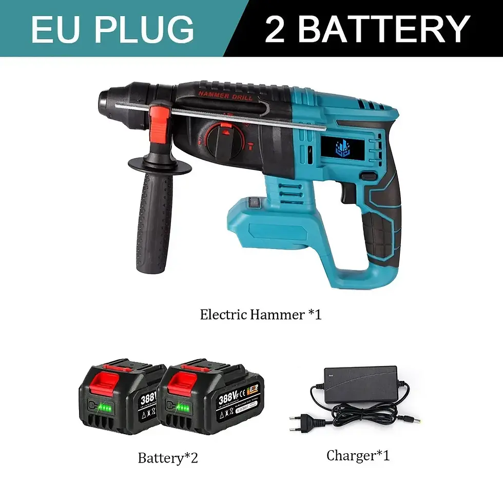 Thumbnail: 1680w 26mm bürstenloser elektrischer Hammer Akku effizienter wiederauf ladbarer