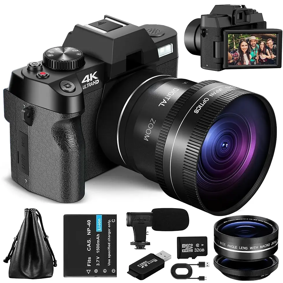 Thumbnail: 2024 neue Digital kamera für Fotografie und Video, 4k 48mp Vlogging-Kamera für 