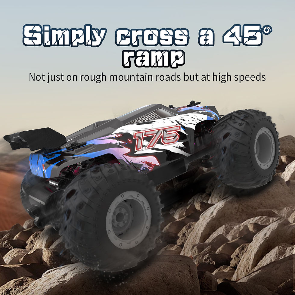 Miniaturbild: 4WD fern gesteuertes Auto Geländewagen 2,4 GHz alle Terrains Elektro-RC-Spielze