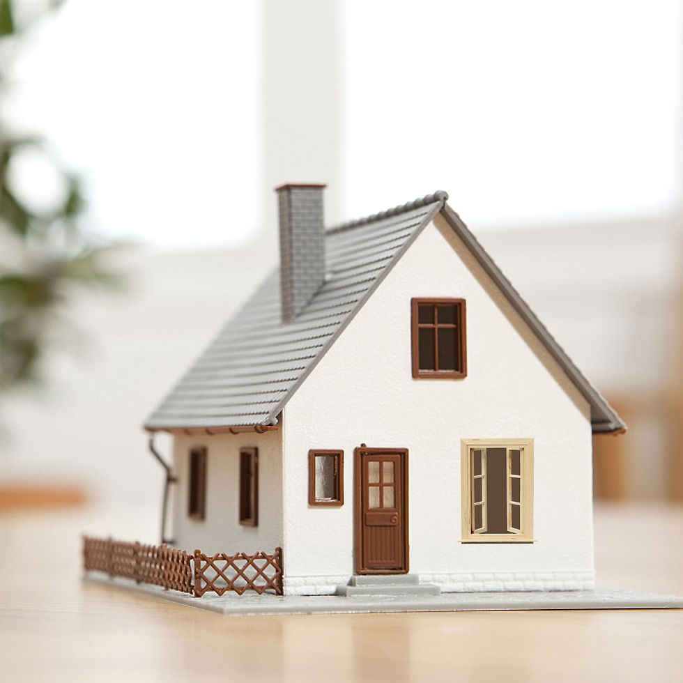 Miniaturbild: Toy for Kids Mini House Miniature Door Dollhouse 6 Windows Toys Toddlers Furnit