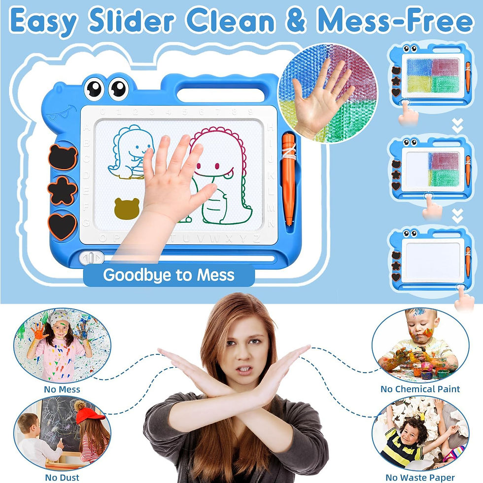 Miniaturbild: AiTuiTui Magnetic Drawing Board Toddler Toys Gift for 2 3 Year Old Girls Boys, 
