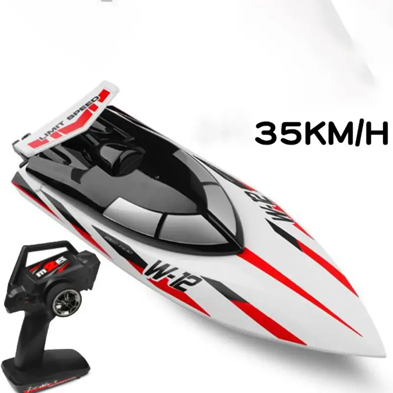 Thumbnail: Wl912-a rc anti rollover high-speed boot simulation fernbedienung starke magnet