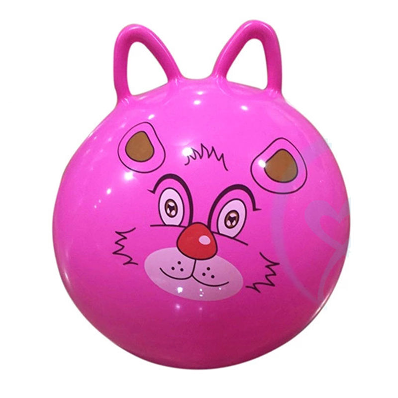 Miniaturbild: Inflatable Toys 45CM Cartoon Bouncing Jumping Ball with Handle PVC Children Out