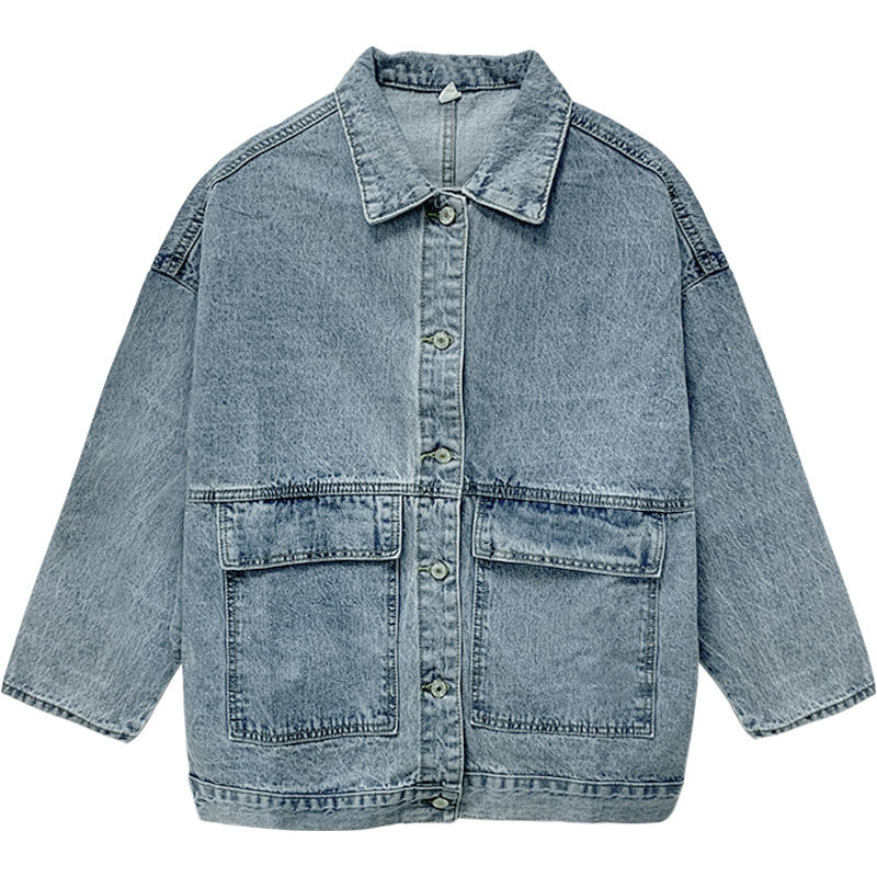 Thumbnail: Boyfriend Jean Jacket Women Denim Jacket Winter Jeans Coat Casual Harajuku Stre