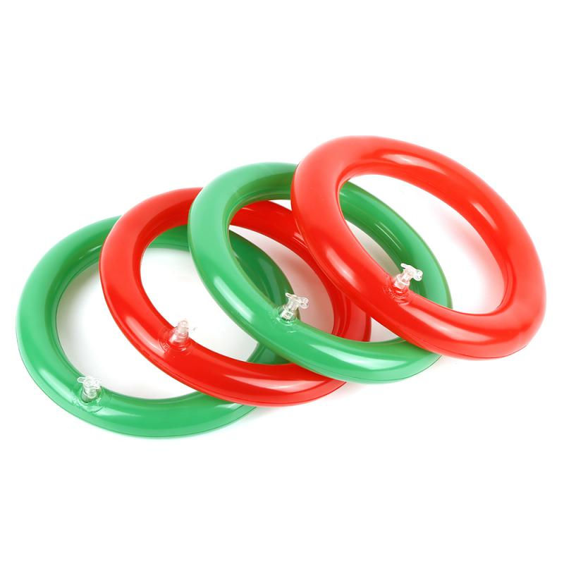 Thumbnail: Christmas Game Inflatable Santa Funny Reindeer Antler Hat Ring Toss Christmas K