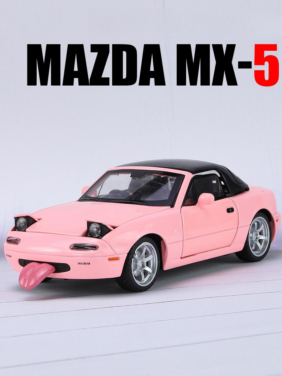 Thumbnail: 1/32 Mazda MX-5 Miniatur Druckguss mx5 Roadster Spielzeug auto Modell Sound & L