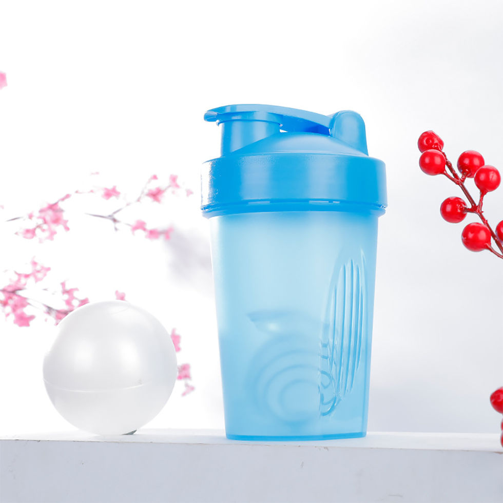 Miniaturbild: 400ML Blender Shaker Bottle with Whisk Ball BPA Free Leakproof for Gym