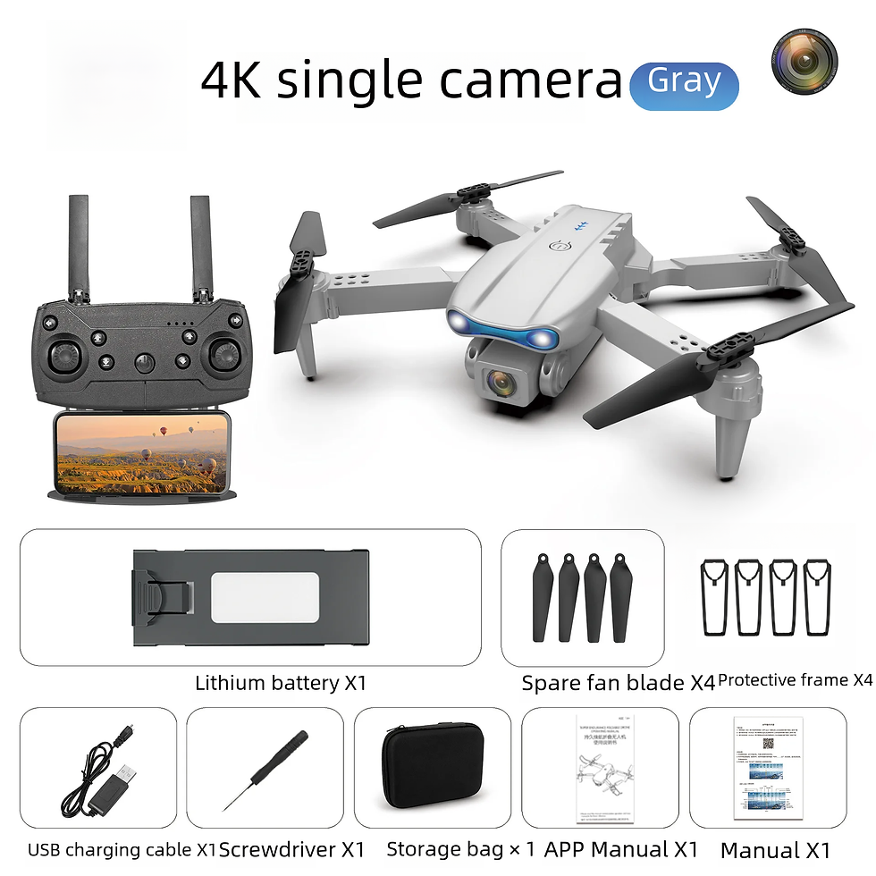Thumbnail: E88pro grenz überschreitende RC-Drohne 4k High Definition Dual-Kamera-Luftaufna