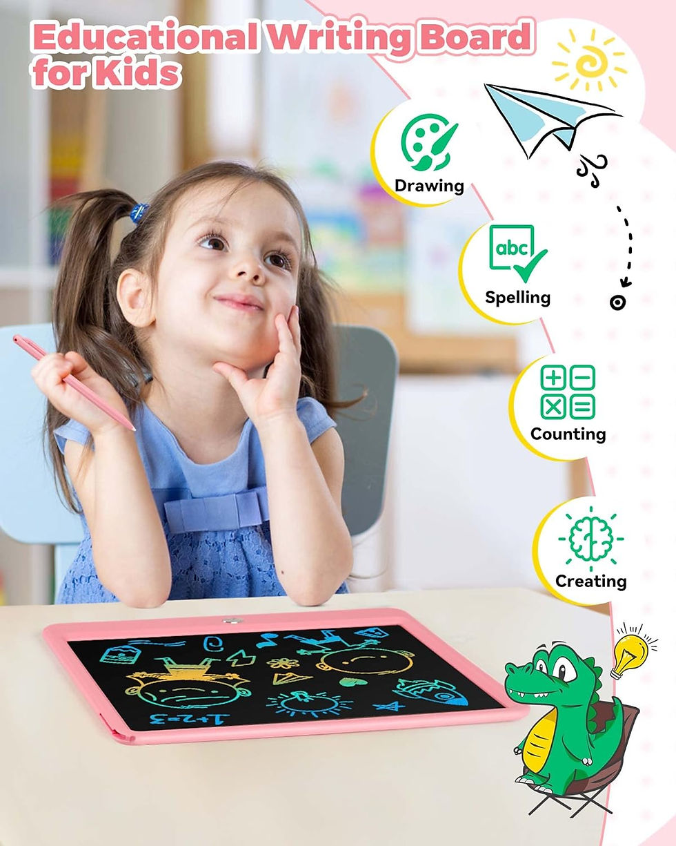 Thumbnail: KOKODI 12 Inch LCD Writing Tablet with Anti-Lost Stylus, Erasable Doodle Board 