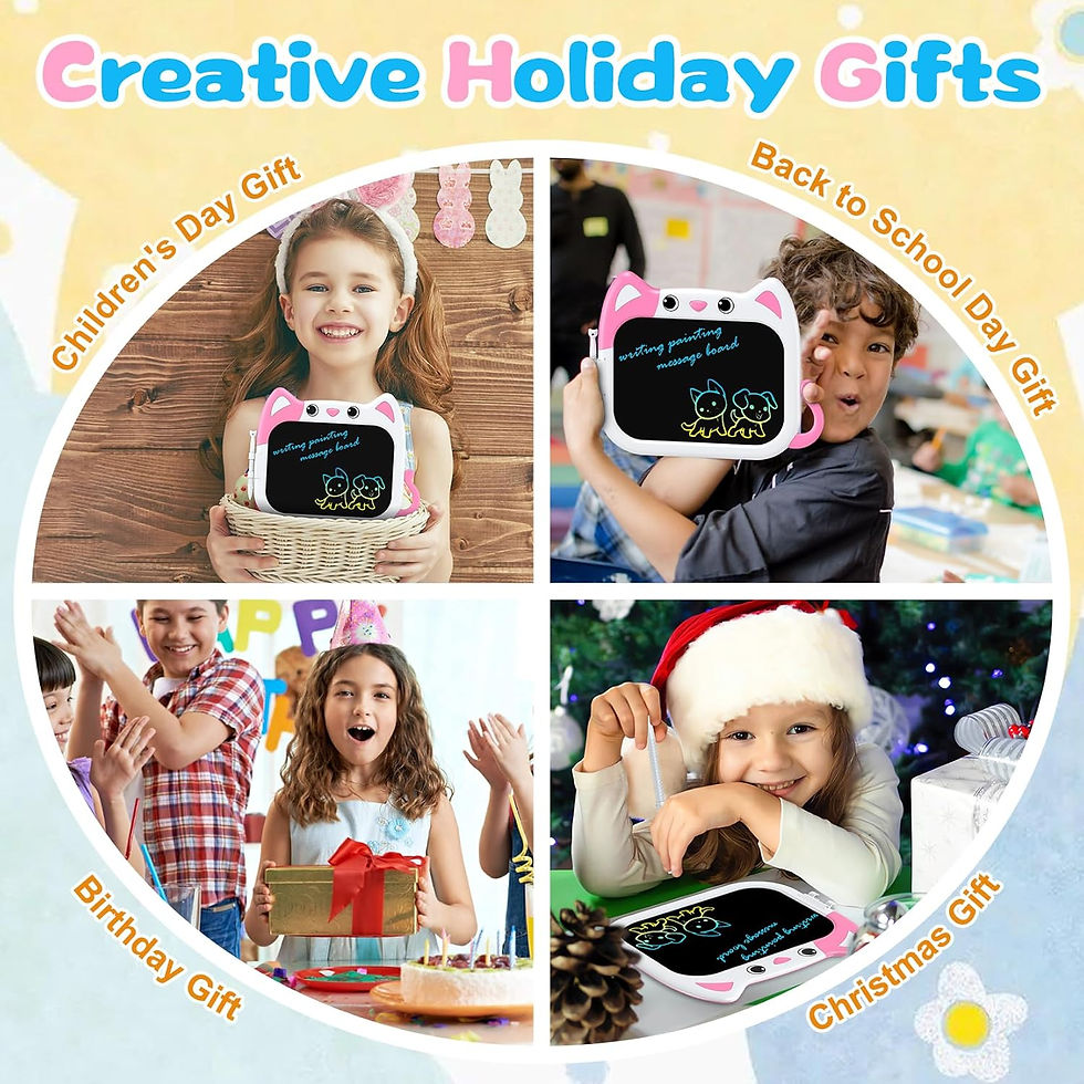 Miniaturbild: LCD Writing Tablet for Kids, Electronic Erasable Drawing Writing Board Toys Gif