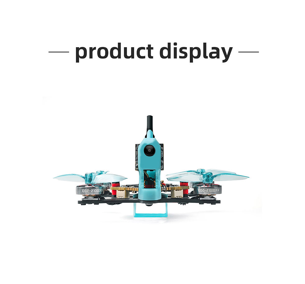 Miniaturbild: Hglrc drashark 75mm 1,6 inch f4 1s zahnstocher fpv renn drohne bnf mit 200mw vt