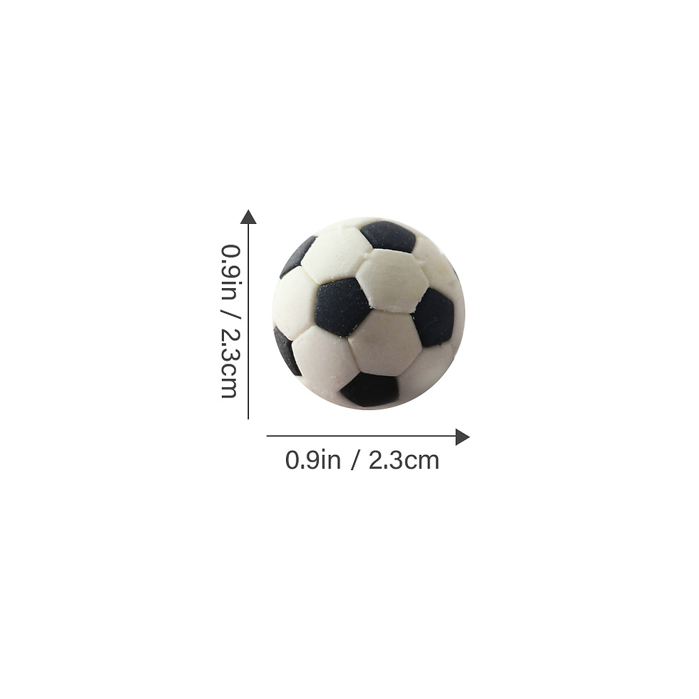 Thumbnail: Mini House Football Figurines Mini House Soccer Ball Ornaments Doll Mini Soccer