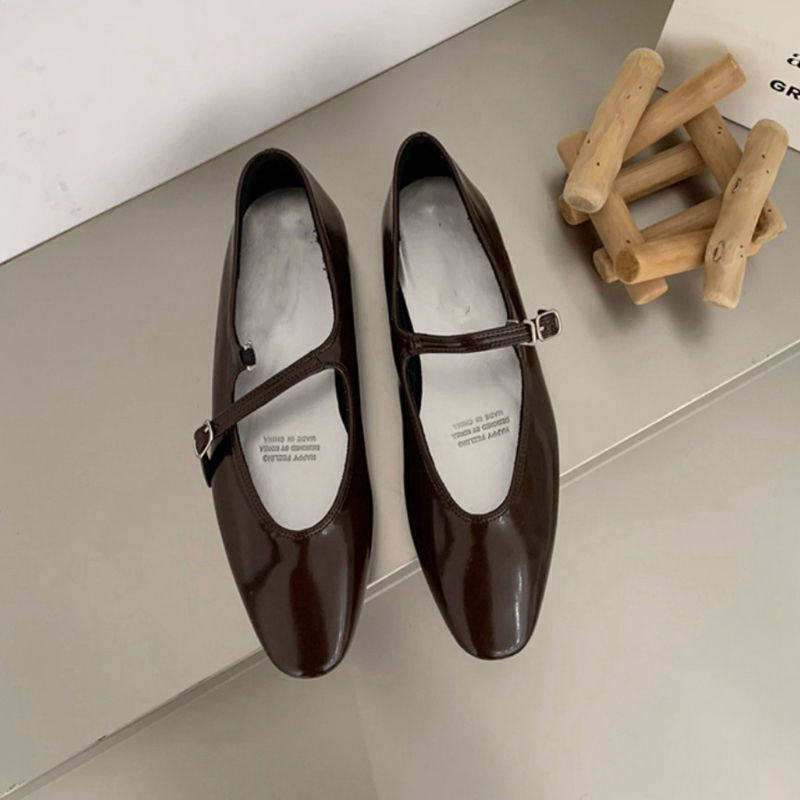 Thumbnail: Suojialun Sommer neue Frauen flache Schuhe Mode flache Damen lässig weiche Mary