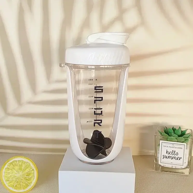 Miniaturbild: 590ML Blender Shaker Bottle with Stirring Ball Protein Powder Mixing Cup