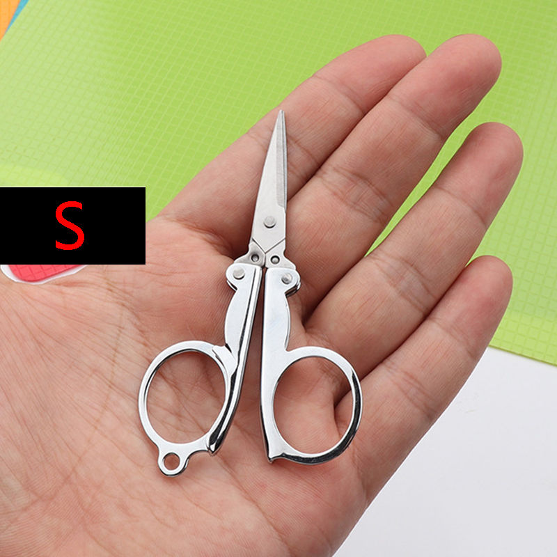 Miniaturbild: Falten Schere Tasche Reise Kleine Handwerk Scharfe Klinge Notfall Mini Faltbare