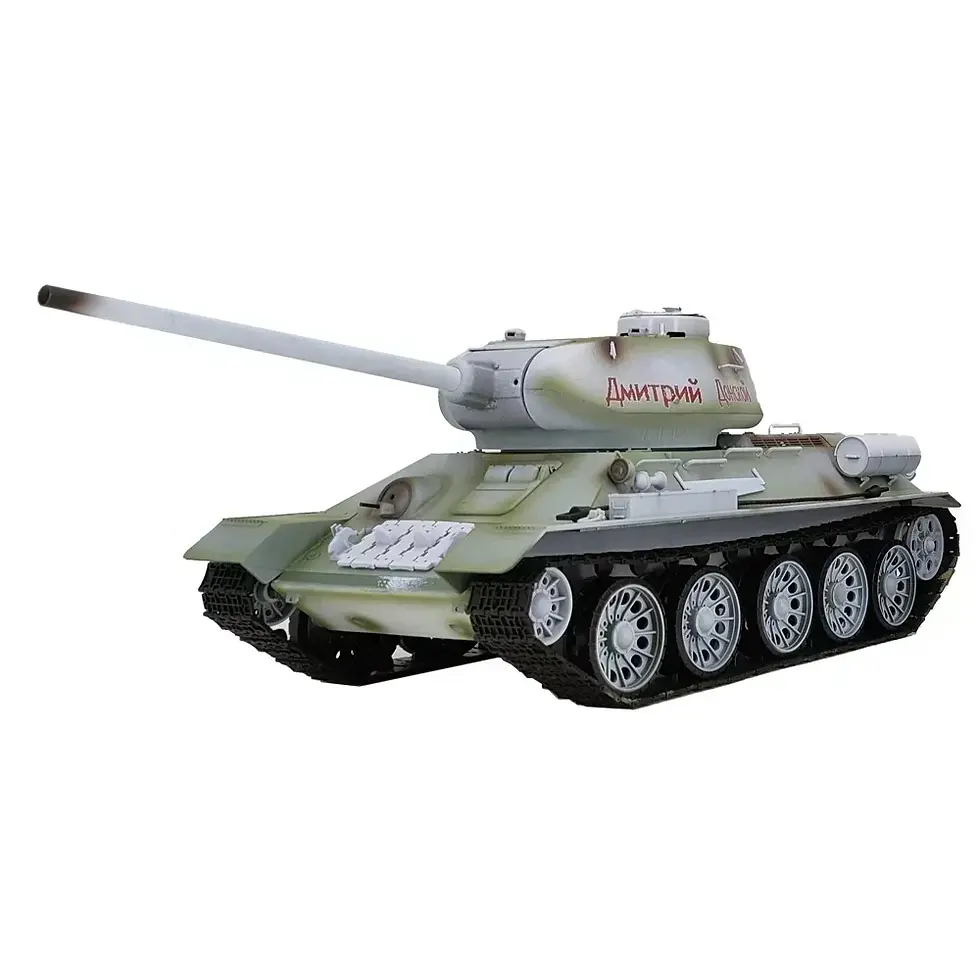 Miniaturbild: Fernbedienung Tank Henglong 200-1 russisch t34/85 große multifunktion ale Kampf