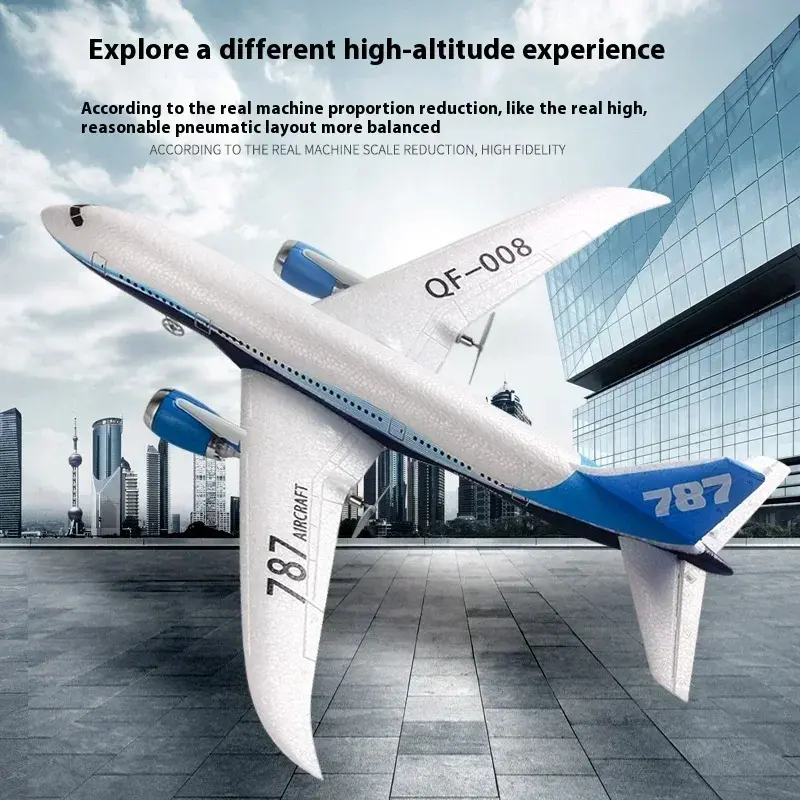 Miniaturbild: RC Boeing 2,4 segel flugzeug qf008 g elektrische Fernbedienung Drei kanal Starr