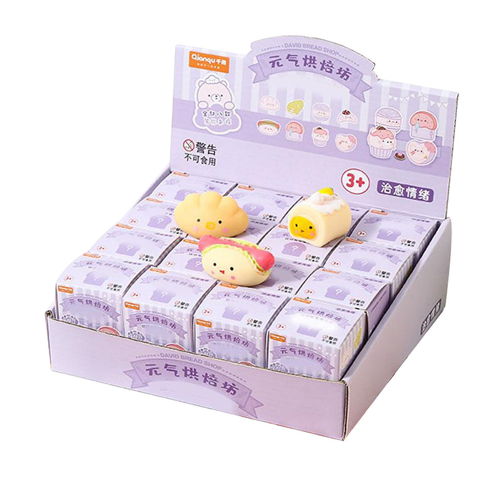 Thumbnail: Blind Box Delicious Food Mystery Mysterious Bread Squeeze Soft Glue Toy for Chi