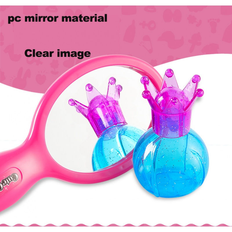 Thumbnail: Little girls Beauty Hair Salon toy kit with toy hairdryer mirror other accessor