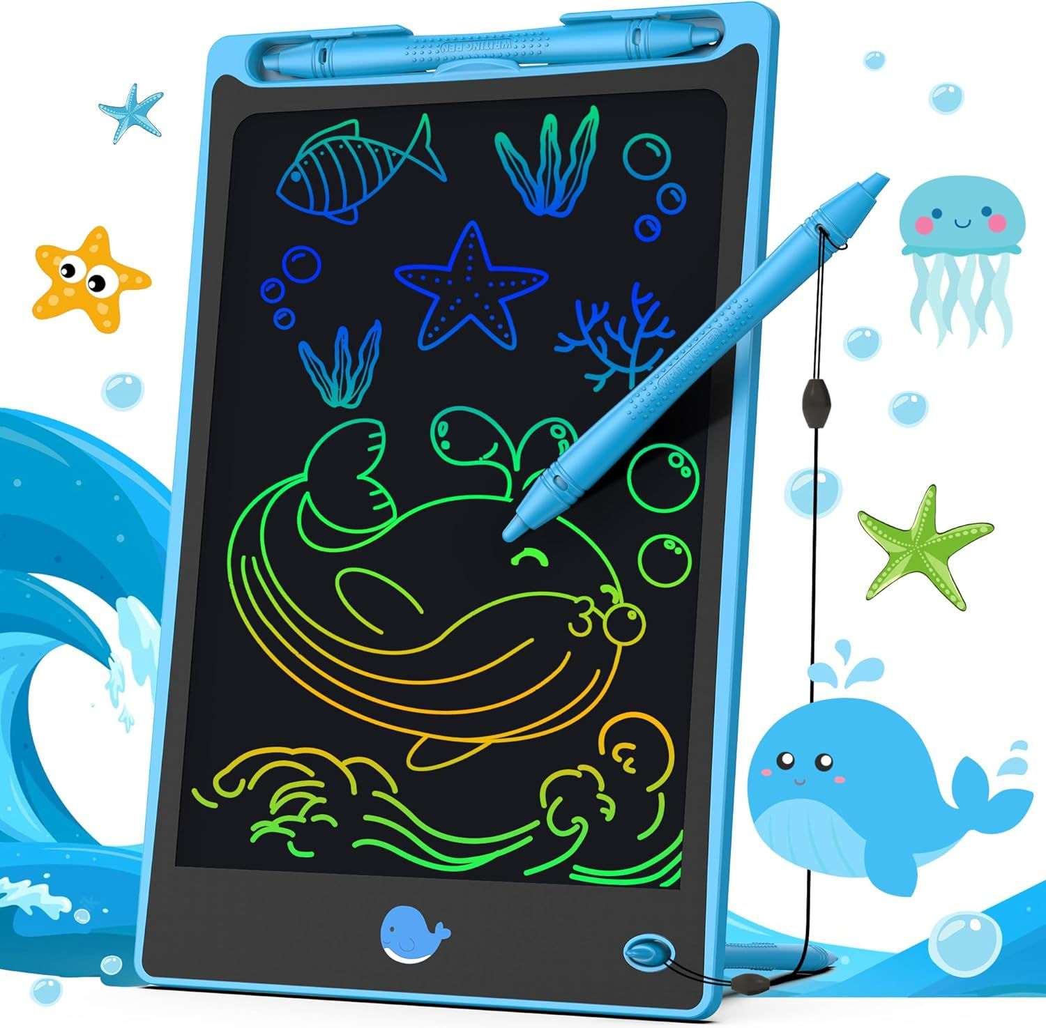 Hockvill LCD Writing Tablet for Kids 8.8 Inch, Kids Toys for Girls Boys Drawing