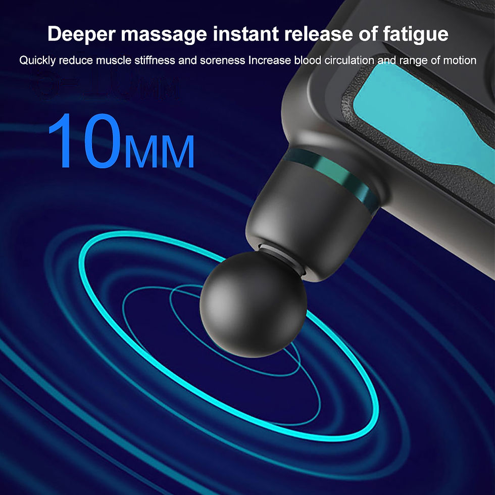 Miniaturbild: Insmart Faszien pistole Dreiecks massage gerät elektrische Schlag pistole für K