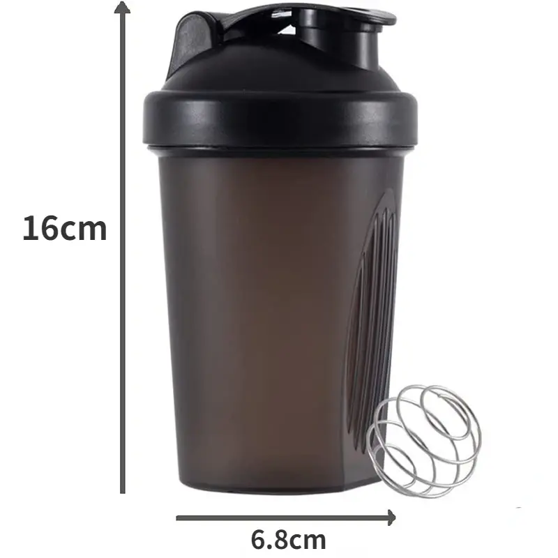 Miniaturbild: 400ML Blender Shaker Bottle with Whisk Ball BPA Free Leakproof for Gym