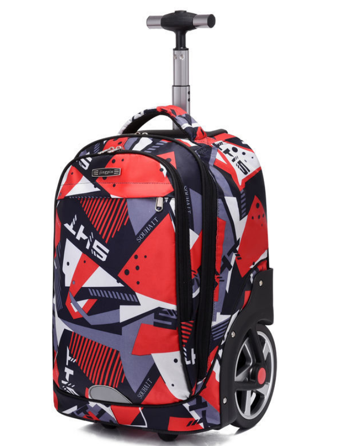 Thumbnail: Schule Trolley rucksäcke taschen für jugendliche große räder reise Rädern rucks