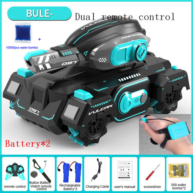 Thumbnail: 4WD RC Auto Wasser Bombe Tank RC Spielzeug Dual Modus Control 360 Grad Drehung 