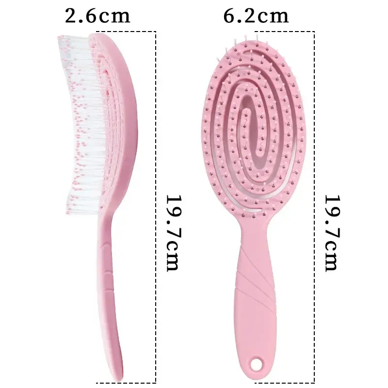 Miniaturbild: Entspannende Elastische Massage Kamm Tragbare Haar Pinsel Massage Pinsel Pinsel