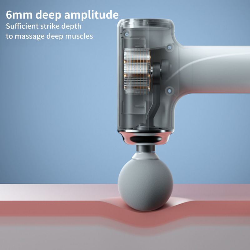 Thumbnail: Vibrations massage pistole wiederauf ladbare kabellose Muskel entspannungs mass