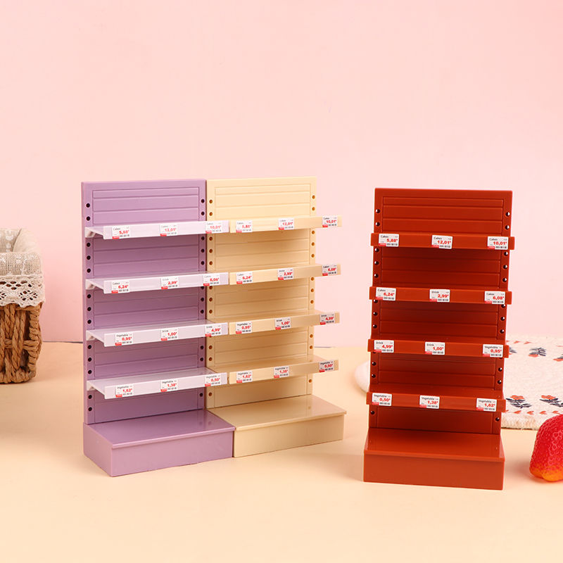 Miniaturbild: Doll House Furniture Store Commodity Cake Cabinet Supermarket Shelf Doll Mini T