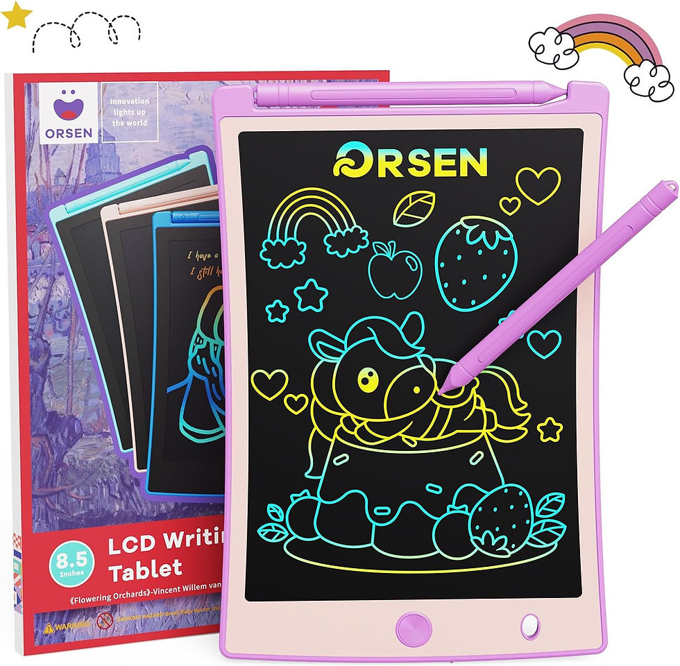 Miniaturbild: ORSEN Colorful 8.5 inch LCD Writing Tablet for Kids, Learning Educational Toys 