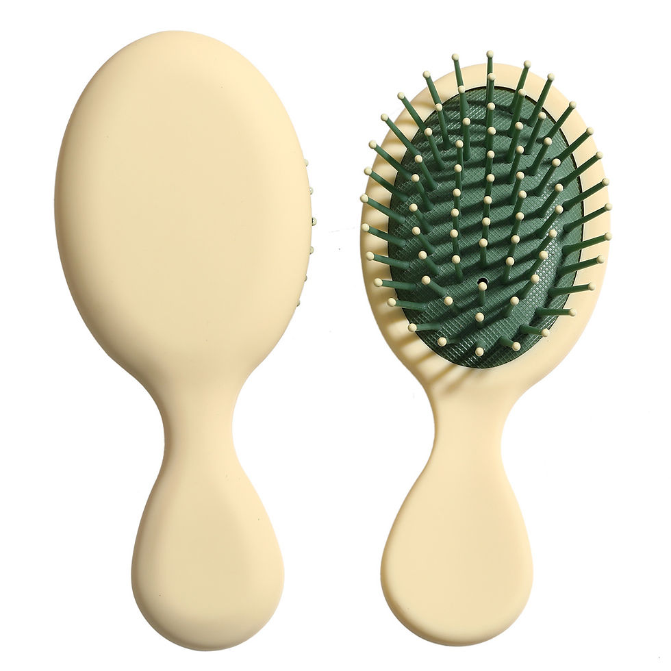 Miniaturbild: 1 stücke Mini Detangler Haar Pinsel Massager Anti Statische Luft Tasche Haar Ka
