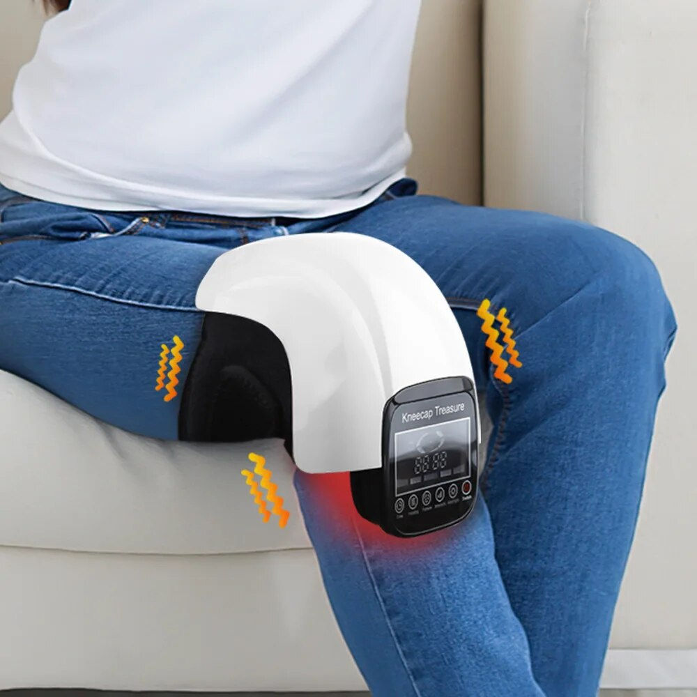 Elektrische Infrarot heizung Knie massage Luftdruck & Vibration Physiotherapie 