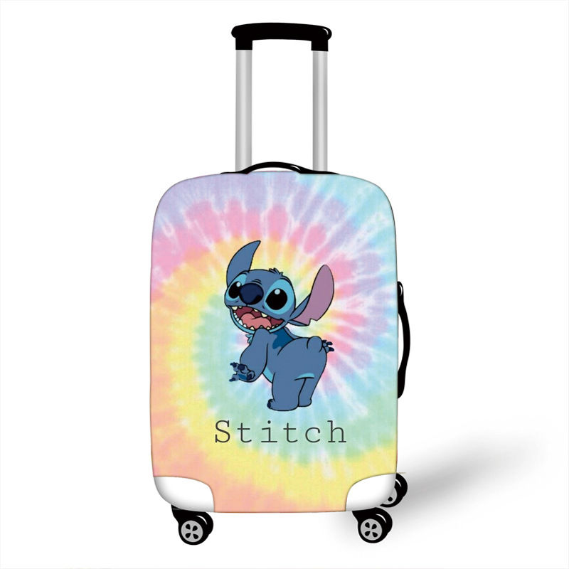 Thumbnail: Miniso Lilo & Stich dicke Gepäck abdeckung Reise zubehör elastische Koffer abde