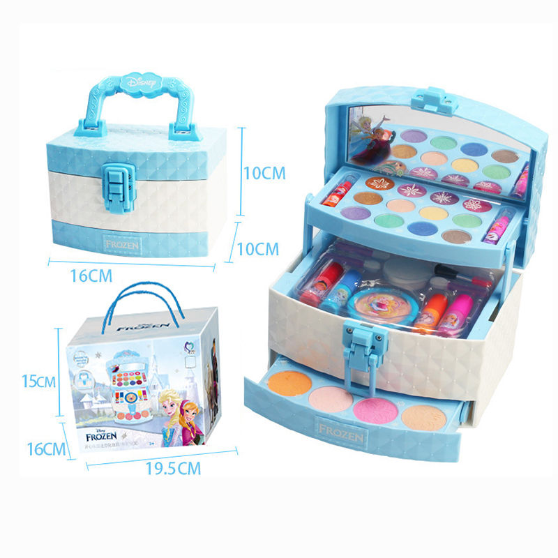 Thumbnail: Disney Mädchen gefrorene Schönheit Spielzeug Make-up Box Set Mädchen Prinzessin