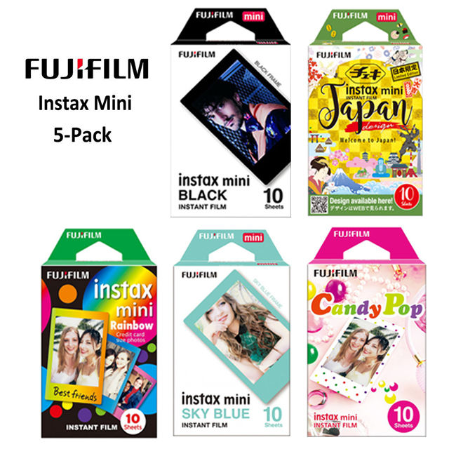 Thumbnail: 10-200 Sheets Fuji Fujifilm instax Mini 12 11 9 7+ 90 25 50 Film Camera 3 Inch 