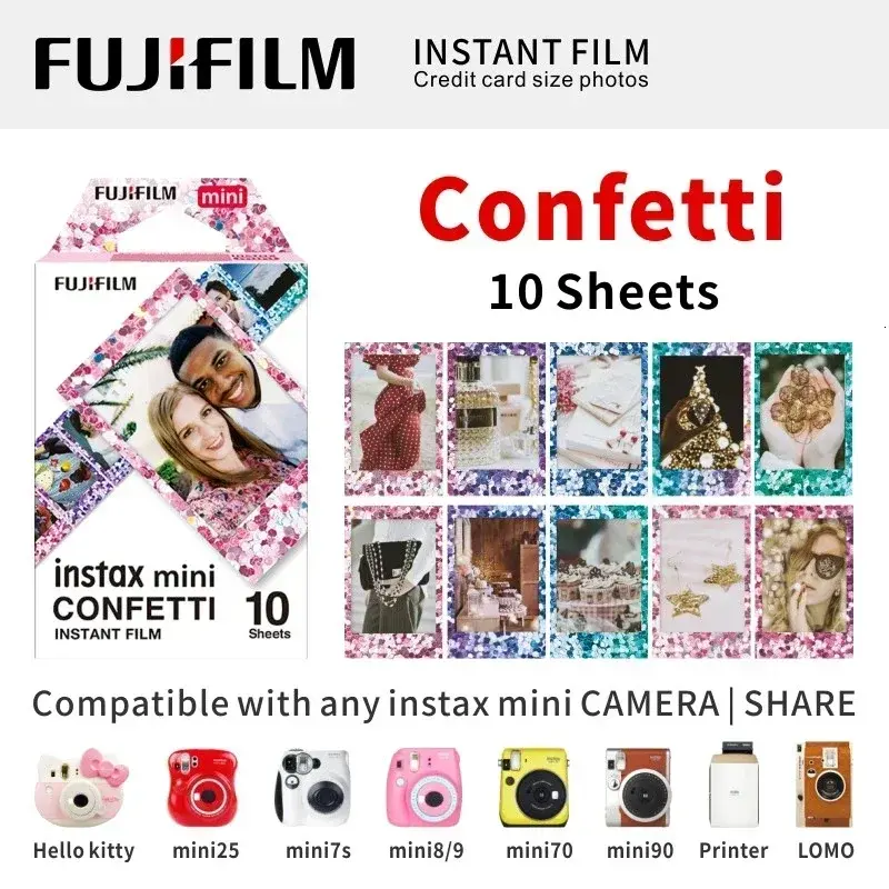 Thumbnail: Origin Fujifilm Instax Mini Film 10-100 Sheets Photo Paper for Fuji Instant Fil
