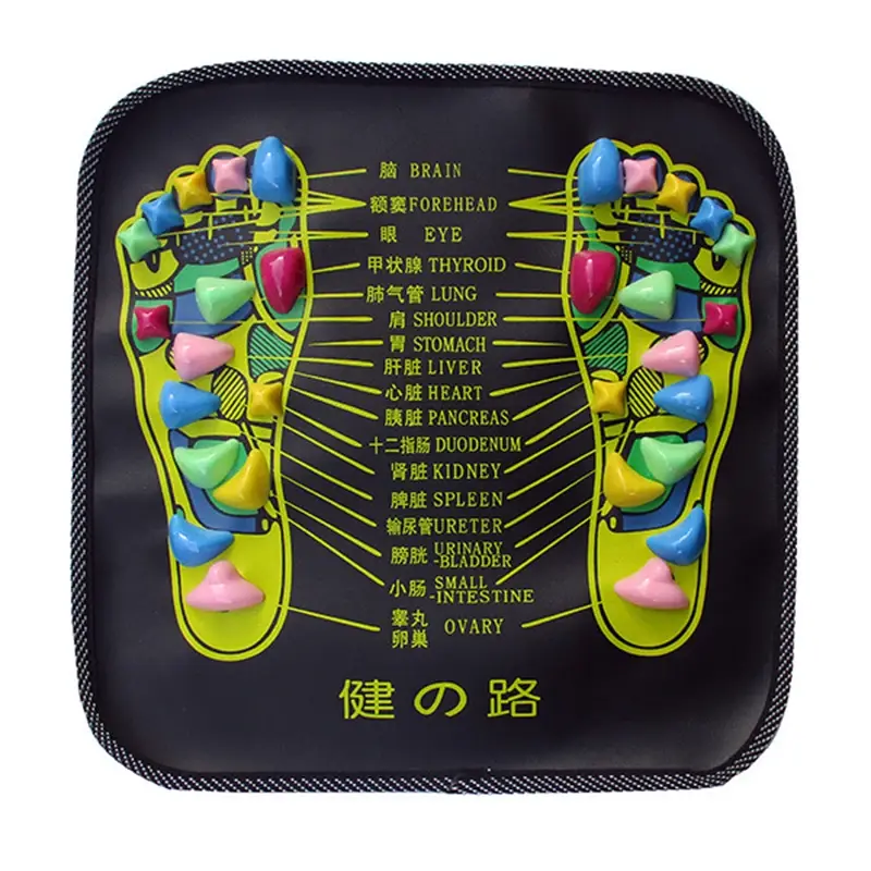 Thumbnail: Stress Relief Reflexzonenmassage Spaziergang Stein Road Fuß Massage Matte Akupr