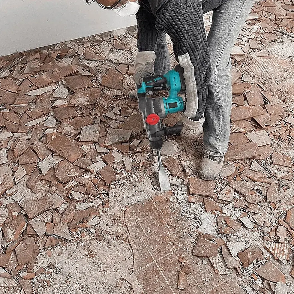 Thumbnail: 26mm bürstenlose elektrische Schlag hammer bohrmaschine 2-Modus-Drehhammer Mult