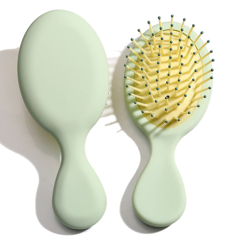 Miniaturbild: 1 stücke Mini Detangler Haar Pinsel Massager Anti Statische Luft Tasche Haar Ka