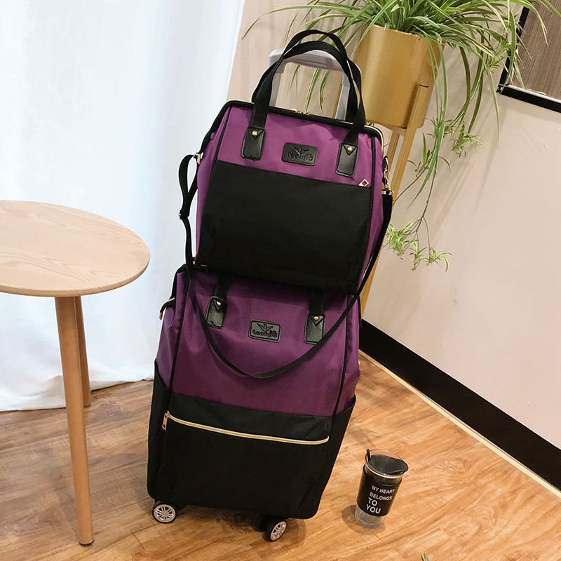 Thumbnail: Reisetaschen Reisetasche mit großer Kapazität Rollgepäck-Handgepäck rucksack mi